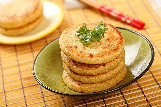 小米黄豆面煎饼