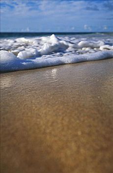 夏威夷,波纹,水,海泡石