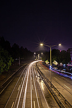 公路,速度,汽车,夜晚