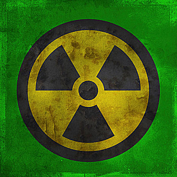 核能,警告,象征