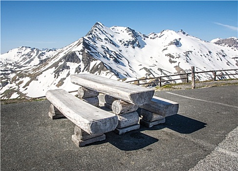 高山,野餐,区域