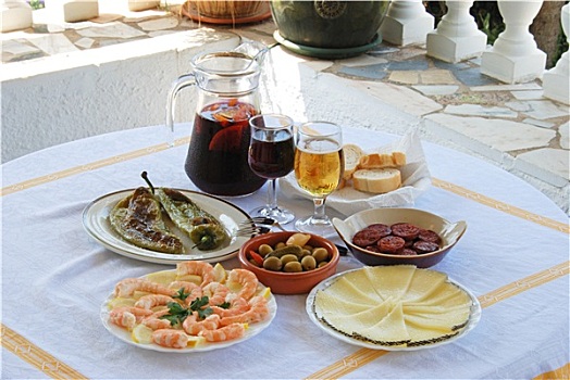 西班牙人,餐前小吃,安达卢西亚,西班牙
