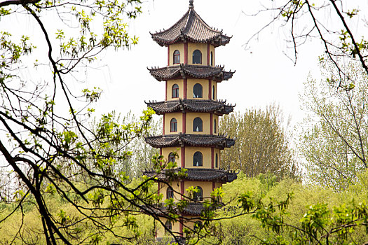 莒南风景区卧佛寺塔楼