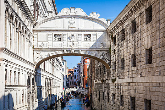 威尼斯,意大利,六月,叹息桥