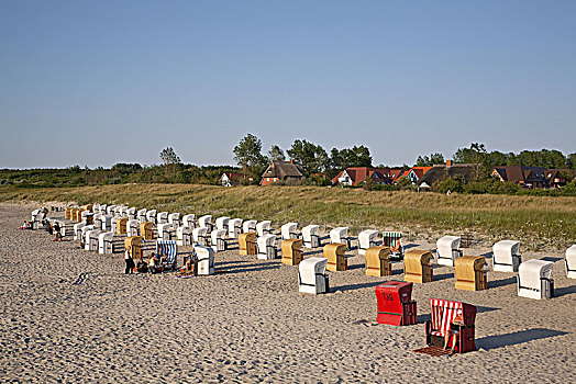 海滩,波罗的海,水疗,半岛,费施兰德-达斯-茨因斯特,梅克伦堡前波莫瑞州,德国