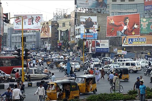 街景,海得拉巴,印度