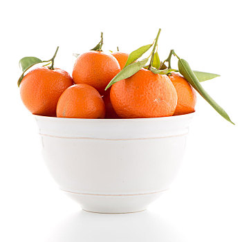 柑橘,陶瓷,白色,碗