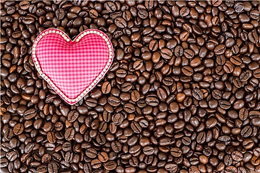 心形,爱情象征,咖啡豆