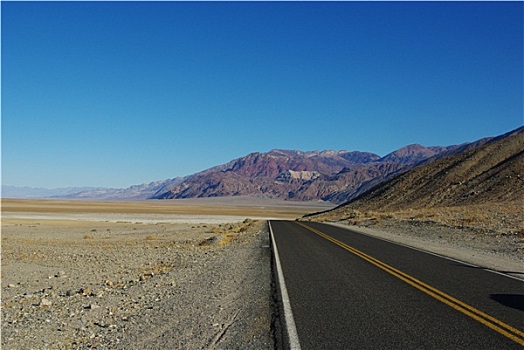 公路,死谷,加利福尼亚