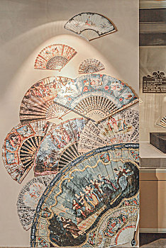 欧洲古董扇,扇文化,扇子,展览