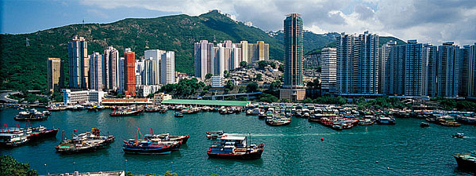 香港回归十周年图片展览香港仔海湾