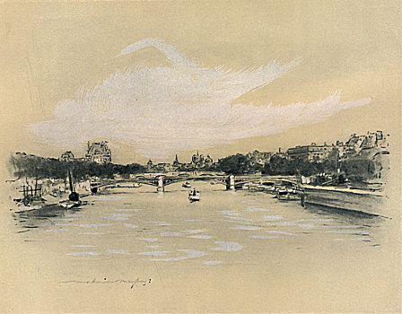 赛纳河,巴黎,艺术家