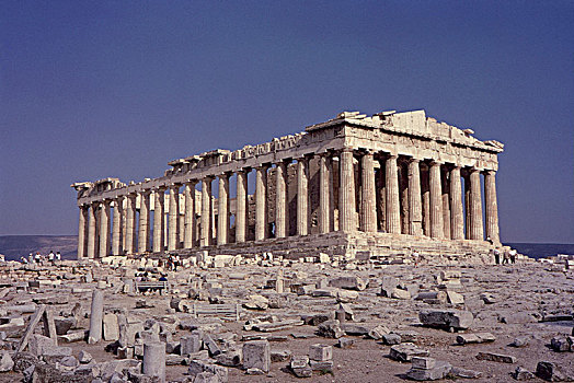 古老,帕特侬神庙,遗址,雅典,希腊,建筑,历史