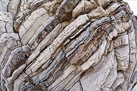 岩石构造,岬角,蜜蜂花,南方,克里特岛,希腊