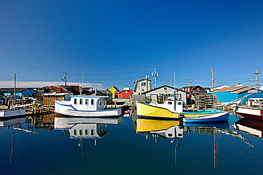 渔船,停靠,码头,新斯科舍省,加拿大