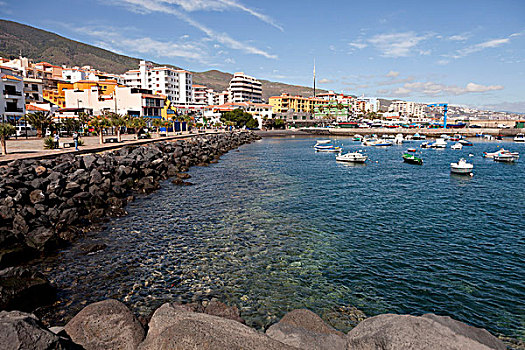水岸,小,港口,坎德拉里亚,特内里费岛,加纳利群岛,西班牙,欧洲