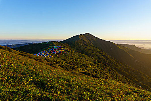 海坨山露营之云海日出