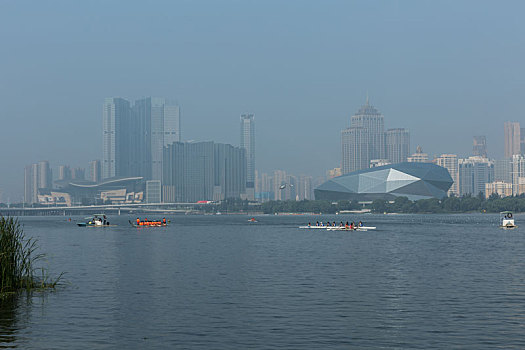 沈阳浑河水上运动赛艇