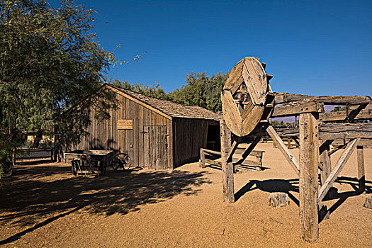 博物馆,炉子,溪流,死亡谷国家公园,加利福尼亚,美国
