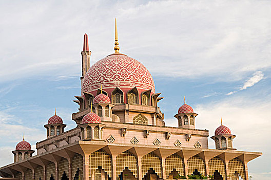普特拉贾亚,清真寺,地标,马来西亚