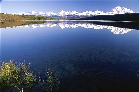 旺湖,德纳里峰国家公园,阿拉斯加,美国