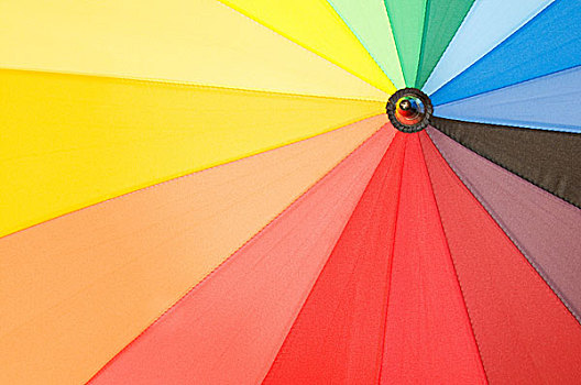 特写,彩色,伞