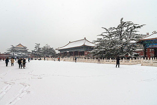 太庙冬雪