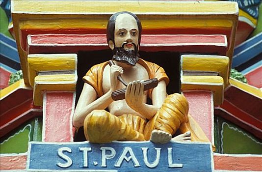 泰米尔纳德邦,雕塑,圣保罗,天主教