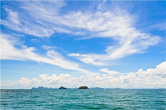 风景,蓝天,海洋