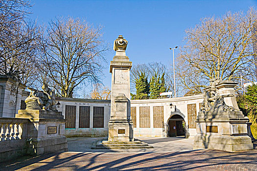墓葬碑,战争,纪念,一战,世界,市政厅,朴次茅斯,汉普郡,英格兰,英国,欧洲