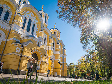 大教堂,基辅,乌克兰,欧洲