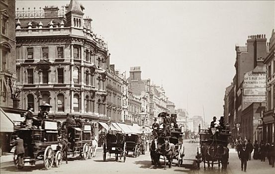 牛津街,伦敦,19世纪