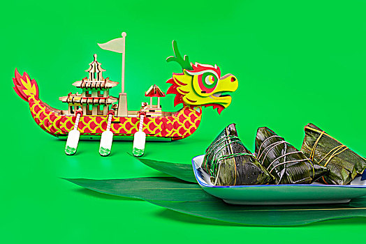 端午節粽子龍舟