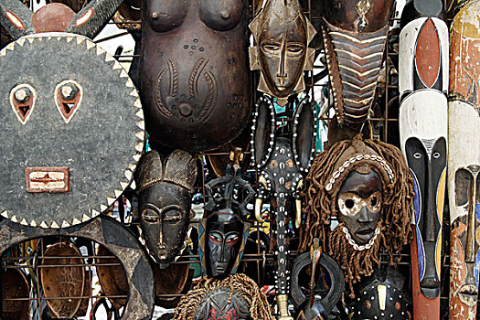 非洲,面具,开普敦,南非