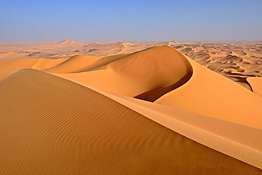 沙丘,区域,阿杰尔高原,国家公园,撒哈拉沙漠,阿尔及利亚,非洲