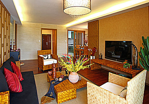东南亚风格的客厅