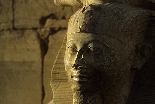埃及,路克索神庙,卡尔纳克神庙,雕塑,古老,法老