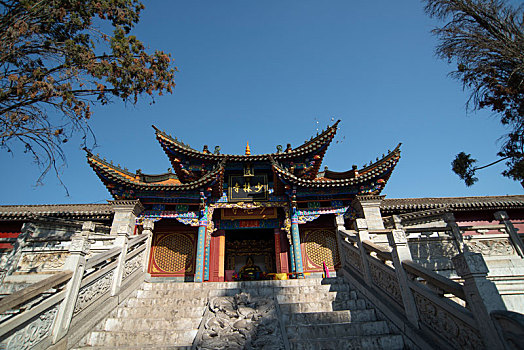 云南昆明的古寺庙