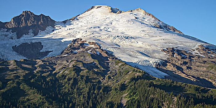 北瀑布国家公园,华盛顿,风景,山,做糕点,公园,山岗,大幅,尺寸