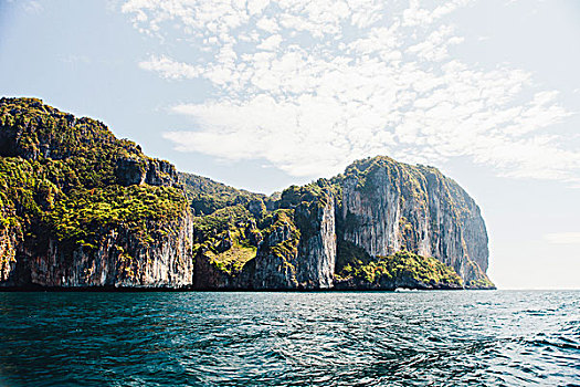 无人,热带海岛,安达曼海,靠近,皮皮岛,泰国