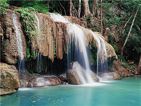 瀑布,泰国