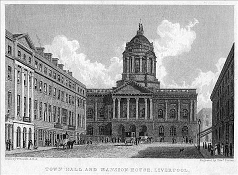 市政厅,利物浦,19世纪,艺术家