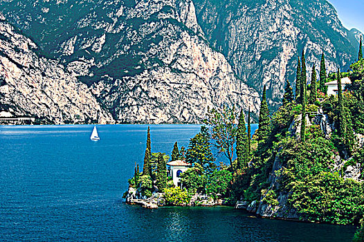 加尔达湖,意大利,欧洲