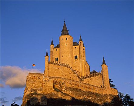 城堡,塞戈维亚,卡斯蒂利亚,西班牙