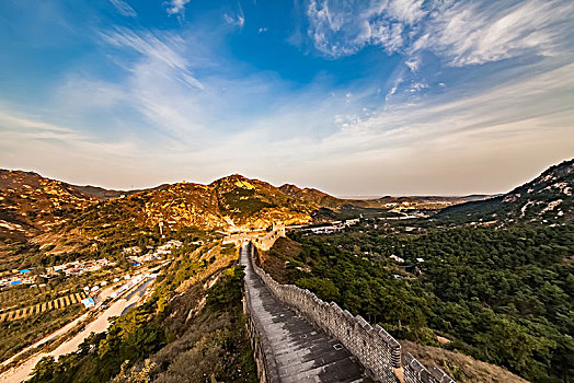 辽宁省绥中县九门口水长城建筑景观