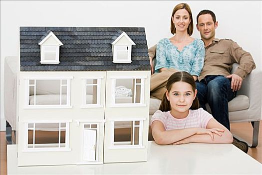 家庭,房屋模型