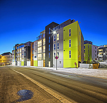 外景,公寓楼,罗加兰郡,挪威