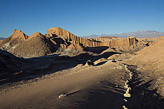 沙丘,山谷,月亮,佩特罗,阿塔卡马沙漠,安托法加斯塔大区,智利,南美