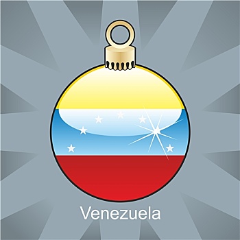 委内瑞拉,旗帜,圣诞节,形状