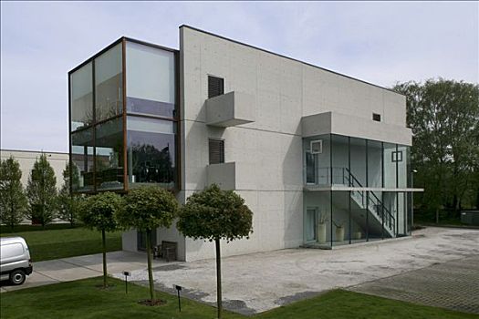 现代办公室,建筑,盖尔森基兴,鲁尔区,北莱茵威斯特伐利亚,德国,欧洲
